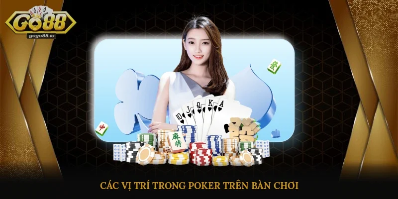 Người chơi tham khảo các vị trí sau trên bàn
